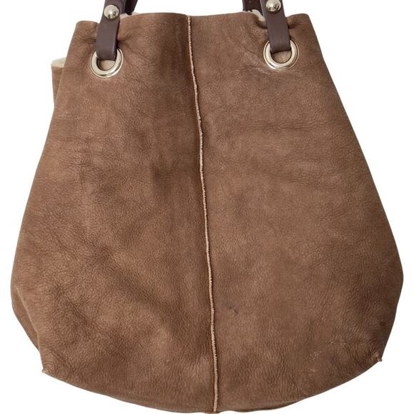 UGG Jane Shearling Brown Tote Bag - Picture 7 of 13